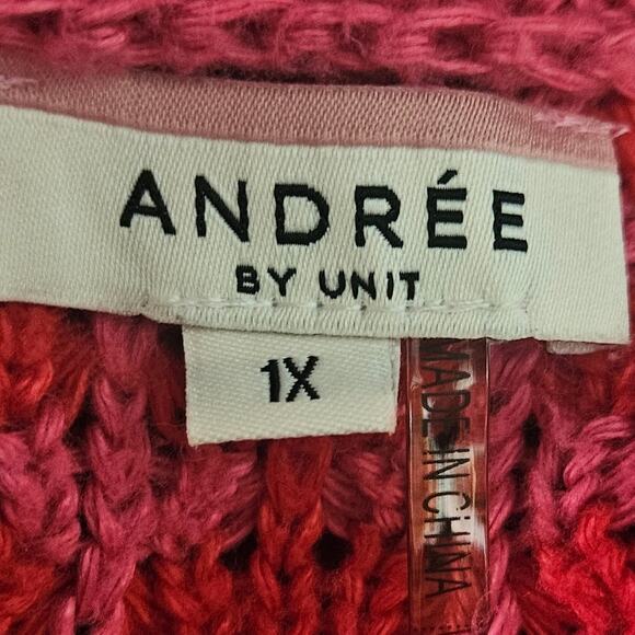 Pink Cardigan Sweater Size 1X - Picture 3 of 4